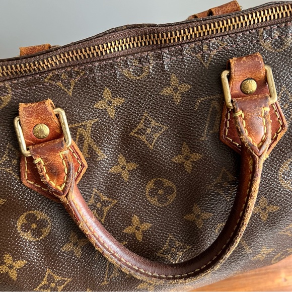 VINTAGE AUTHENTIC LOUIS VUITTON SPEEDY - CIRCA 2001 - MADE IN FRANCE - SIZE 32 - Picture 4 of 16